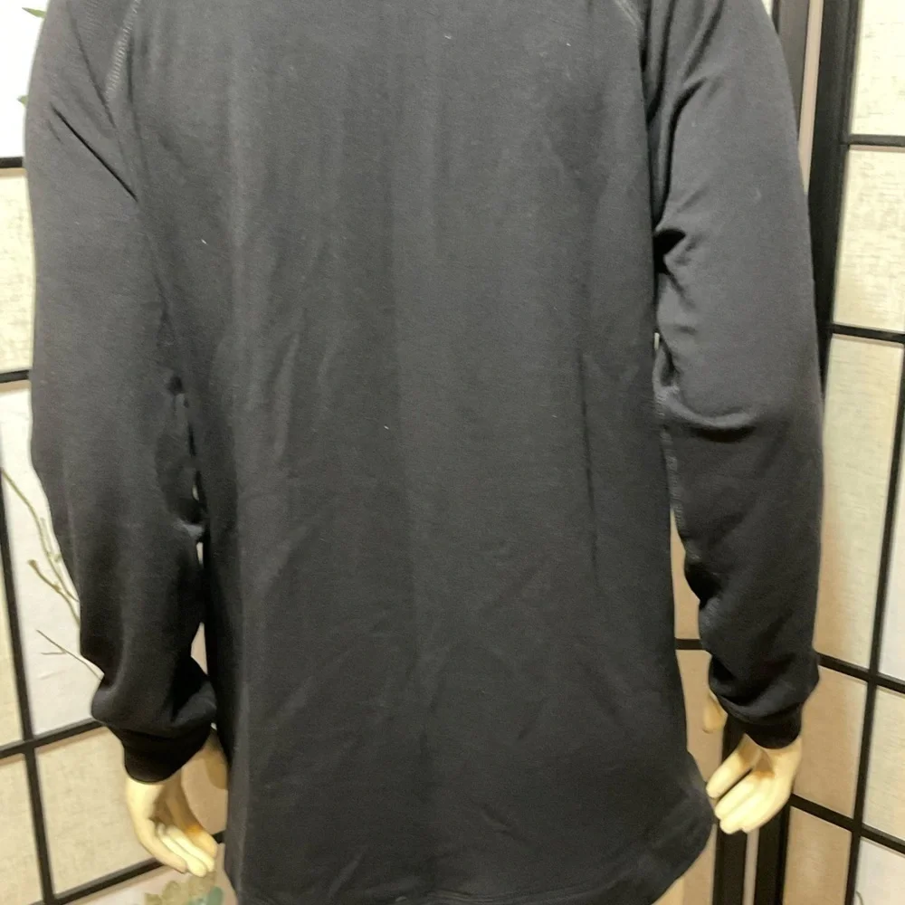 STELLA & Dot Long Sleeved Top with Gold Zipper Embellishment on Each Side L - Picture 4 of 6